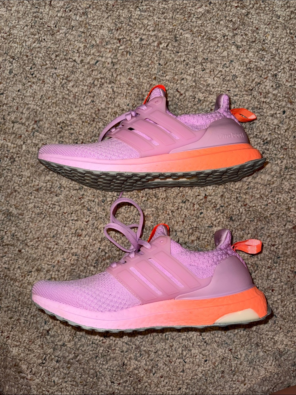 Adidas UltraBoost 5.0 DNA Bliss Lilac Purple Orange Women's Shoes - Picture 5 of 6
